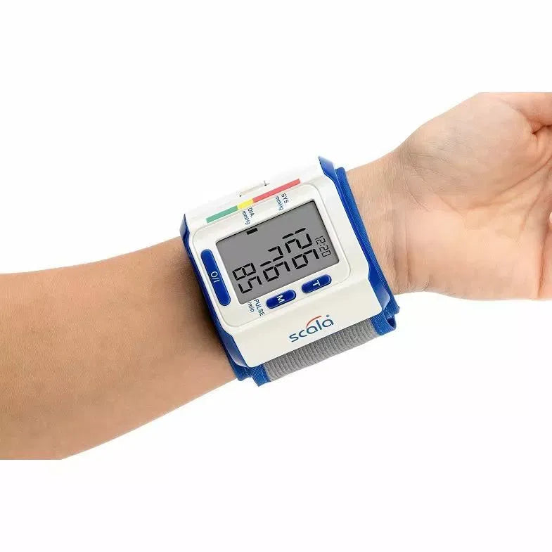 Aparat de tensiune digital, pentru incheietura, Scala