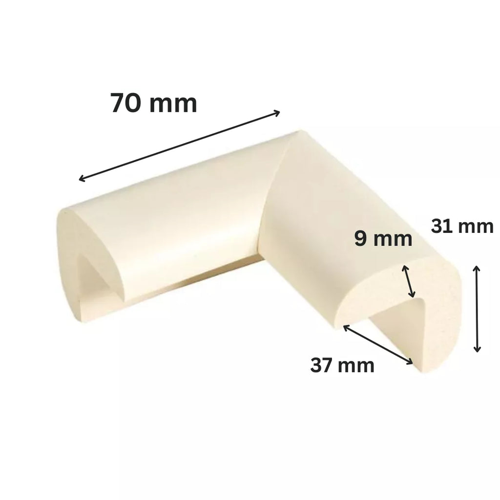 Aparatori colturi mobila, pentru uz industrial, crem