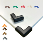 Aparatori colturi mobila, pentru uz industrial, negru - 18(l)x37(L)x15(h)x4(t)