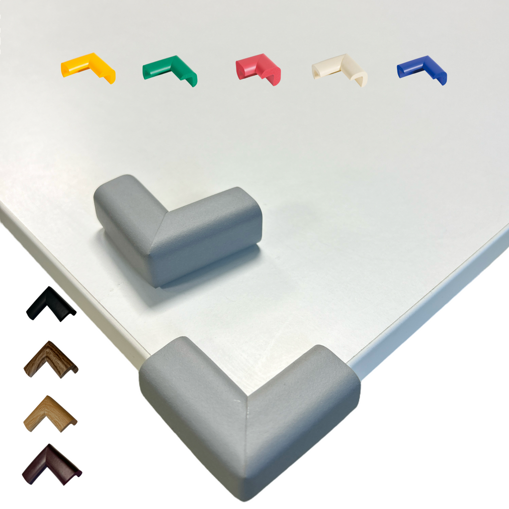 Aparatori colturi mobilier, uz industrial, gri deschis - 18(l)x37(L)x15(h)x4(t)