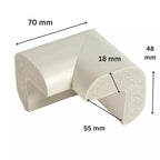 Aparatori colturi mobilier, uz industrial, gri deschis