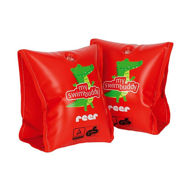 Aripioare de inot pentru copii, cu insertie din material moale, 11–30kg (1-6 ani), rosu, Reer - Default Title