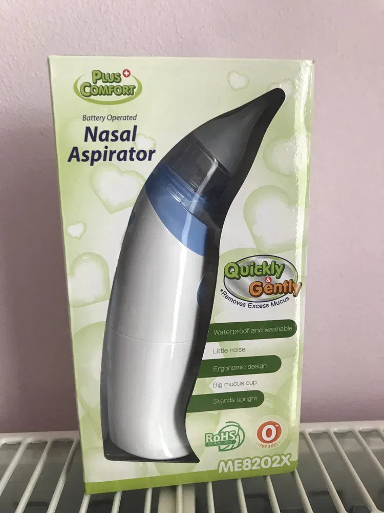Aspirator nazal bebelusi, electric, silentios, portabil, 0+ luni, Plus Comfort