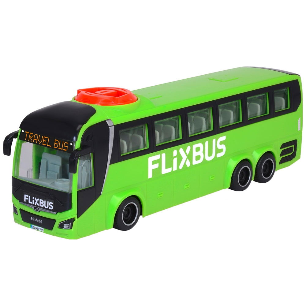 Autobuz Dickie Toys MAN Lion's Coach 26,5 cm Flixbus verde - Default Title