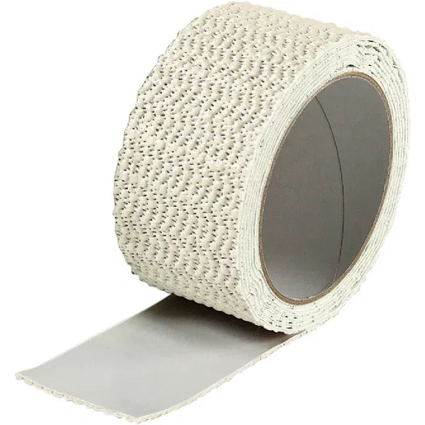 Banda adeziva antiderapare, din PVC, pentru interior, 2m - Alb