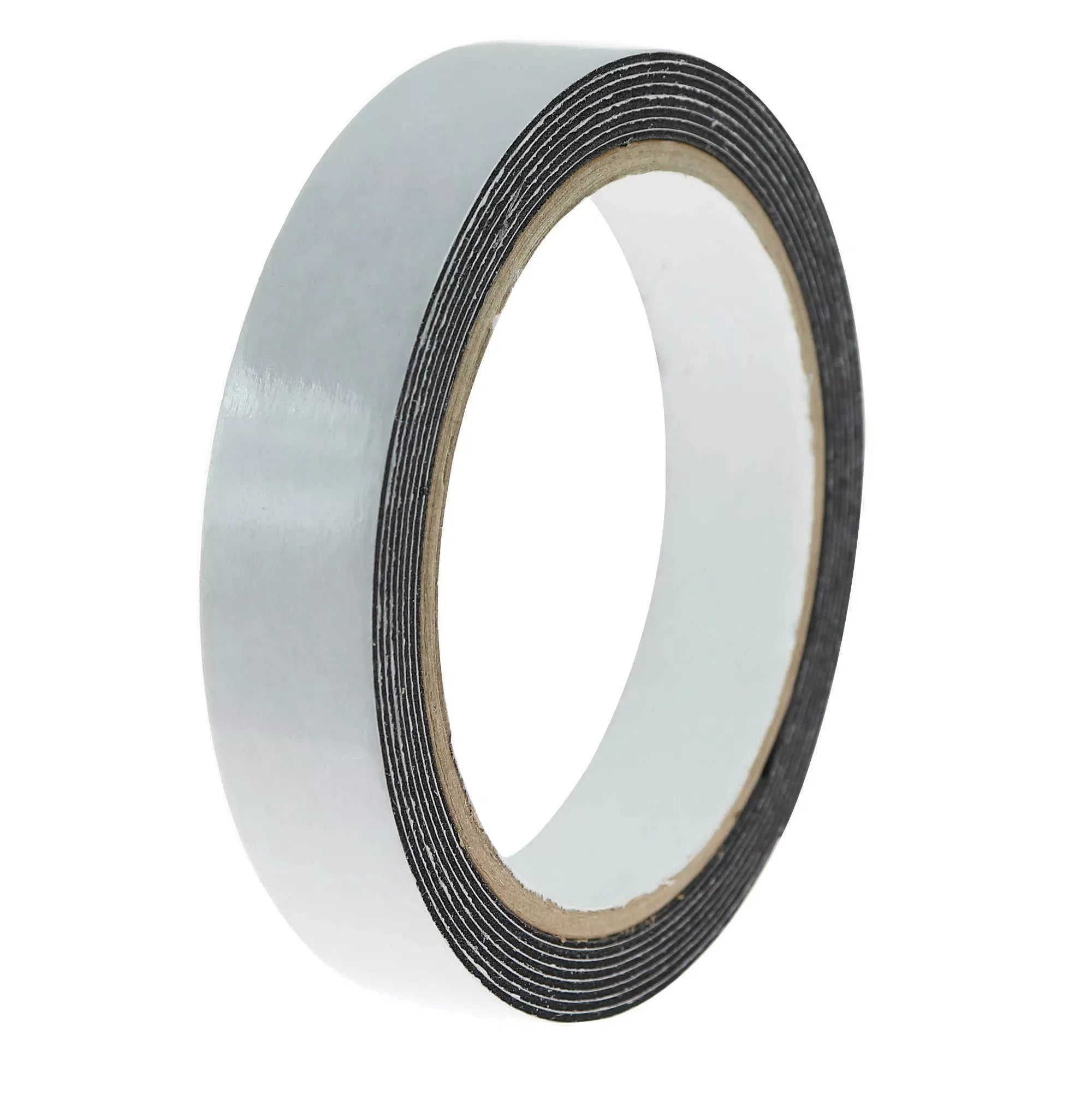 Banda dublu adeziva, din adeziv acrilic, pentru uz exterior, 2m, neagra