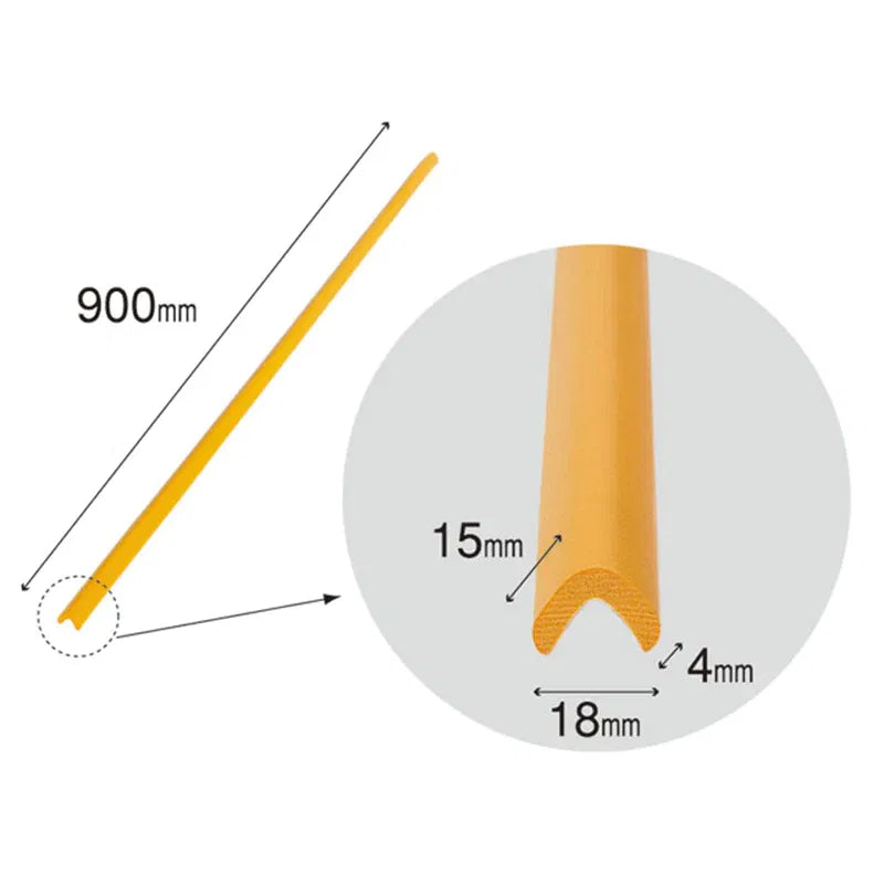 Banda protectie colturi, din spuma, 90cm, crem