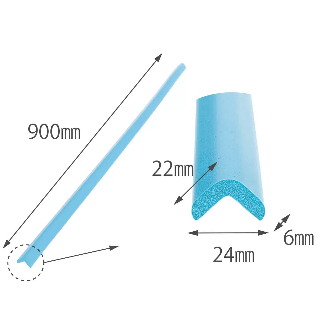 Banda protectie colturi, din spuma, 90cm, galben lamaie