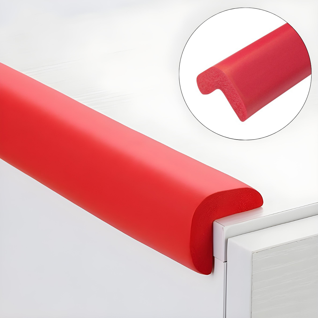 Banda protectie mobilier, din spuma, 90cm, rosu - 18(l)x900(L)x15(h)x4(t)