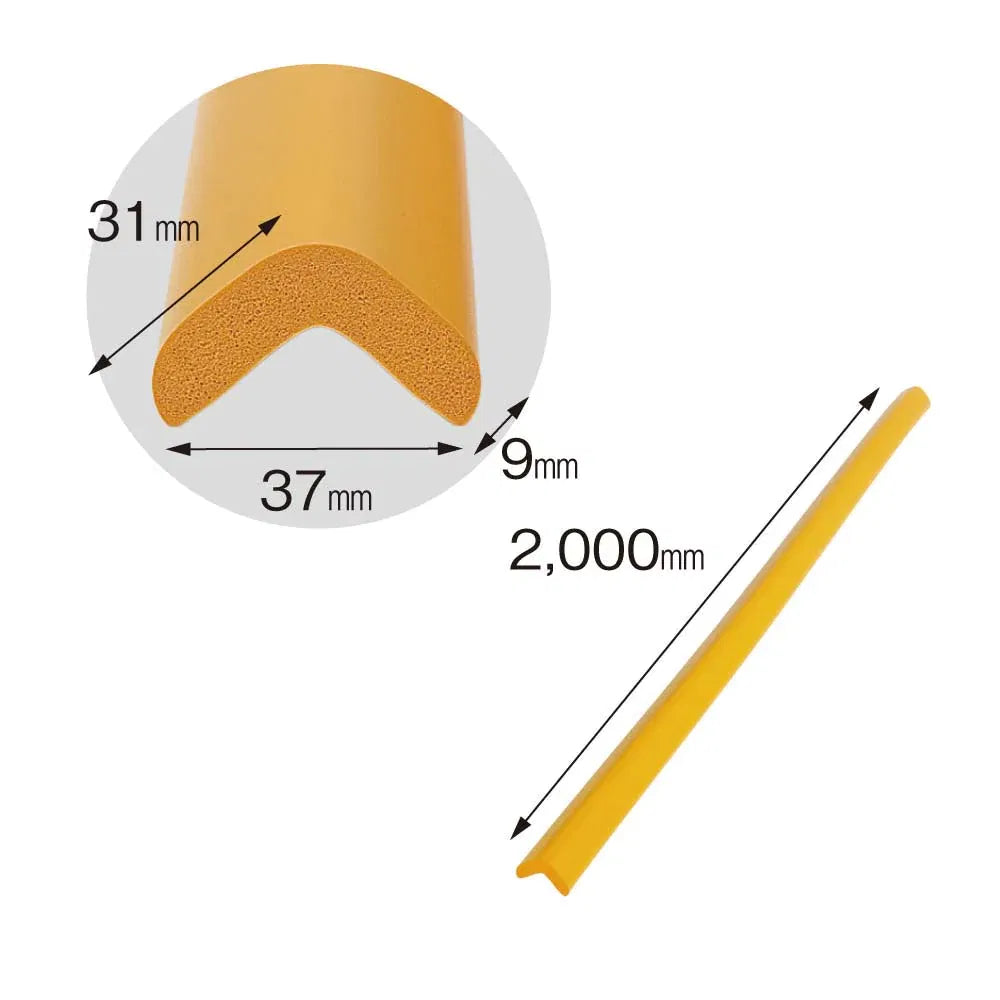Banda protectie mobilier, din spuma de cauciuc, maro, 2m