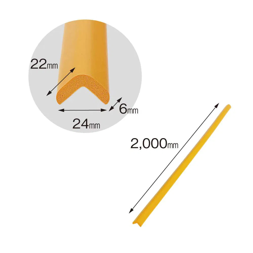 Banda protectie mobilier, din spuma de cauciuc, negru, 2m