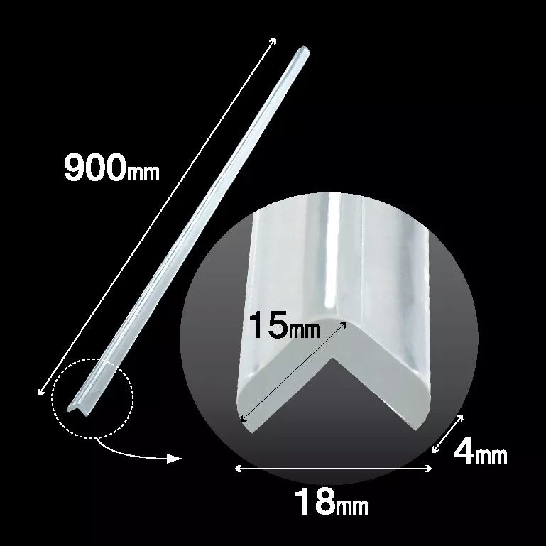 Banda protectie mobilier, transparenta, 90cm