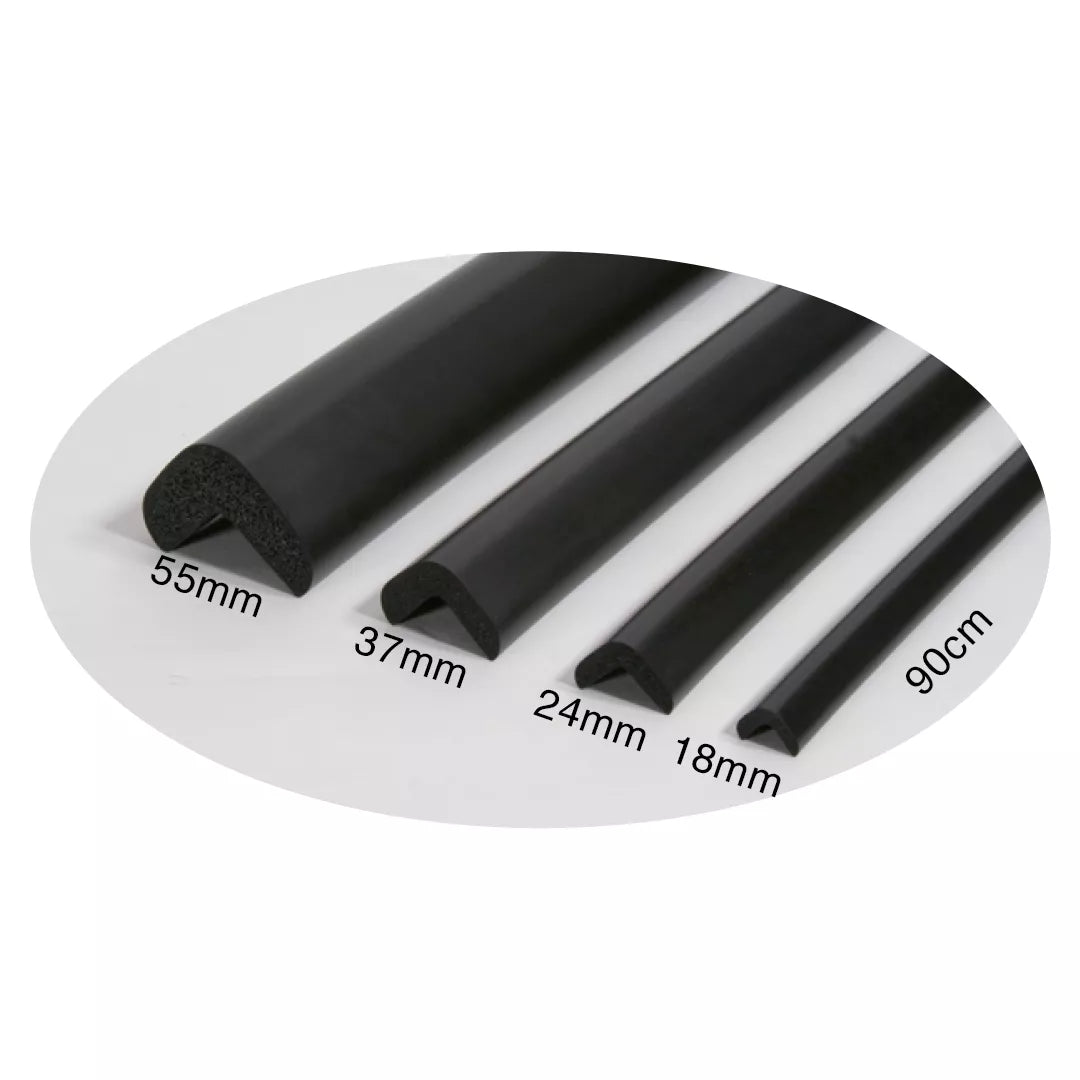 Banda protectie muchii, din spuma, 90cm, negru