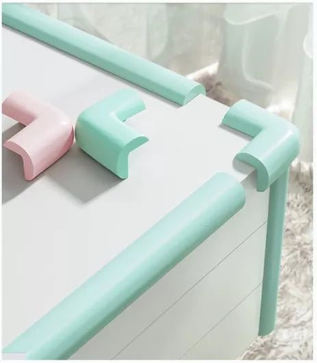 Banda protectie muchii, din spuma, 90cm, verde menta