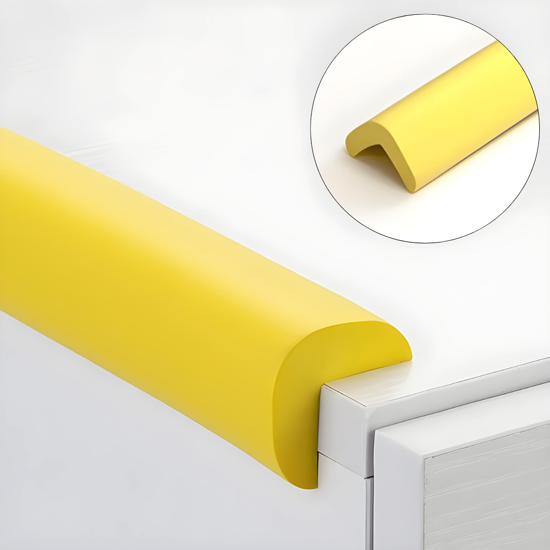 Banda Protectie Muchii Si Margini Set 2 buc 40cm Spuma Galben Pastel | Carboysafety