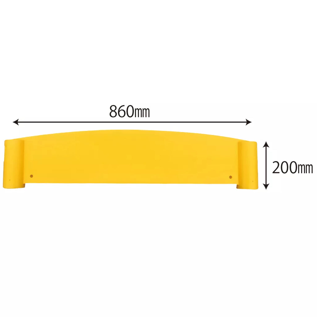 Bariera pentru stalpi de delimitare, din plastic, 860mm