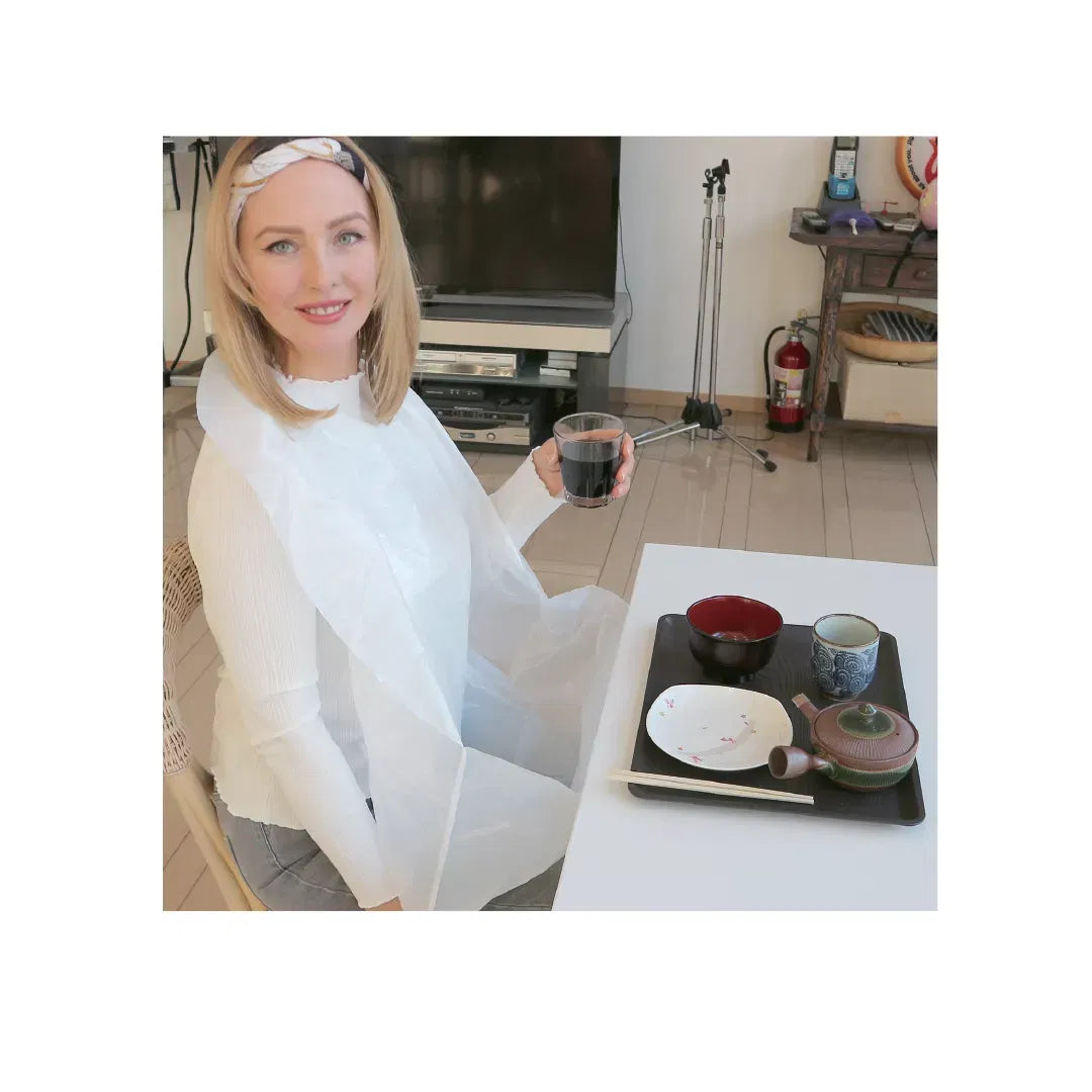 Bavete de unică folosință pentru adulți, cu buzunar, set 50 buc, FM-108