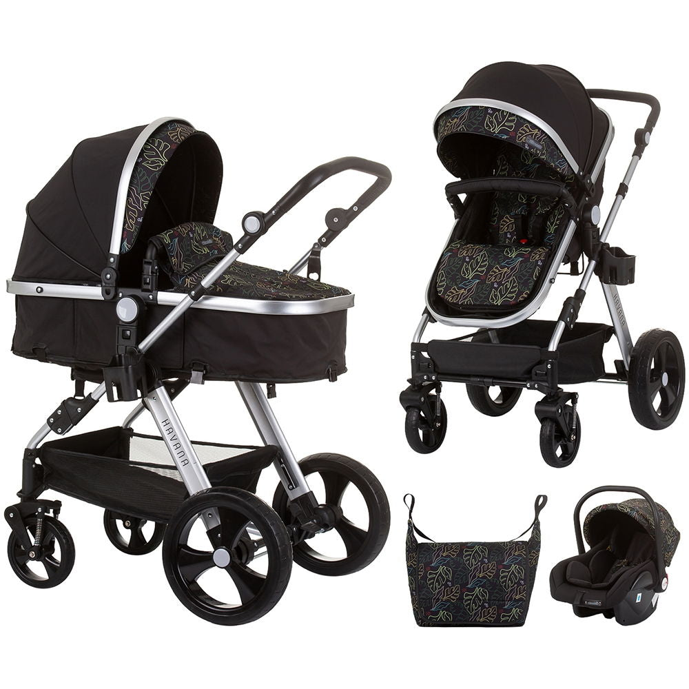 Carucior Chipolino Havana 3 in 1 obsidian leaves - Default Title