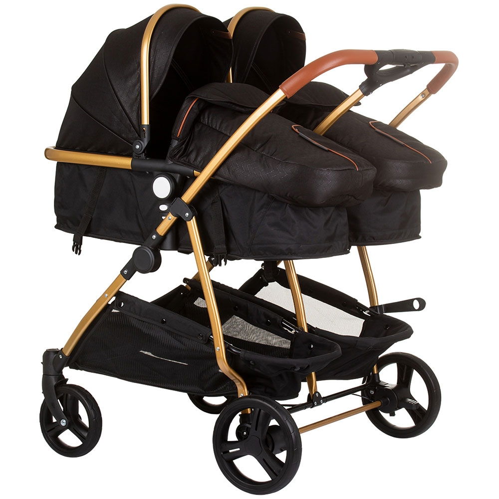 Carucior gemeni Chipolino Duo Smart 2 in 1 obsidian gold - Default Title