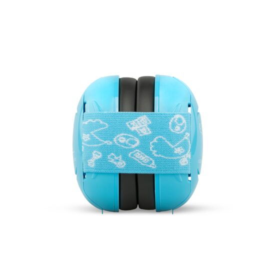 Casti antifonice pentru bebelusi, ofera protectie auditiva de la 0+ luni, 2 bentite reglabile, SNR 25, albastru, SCHALLWERK MINI - Default Title