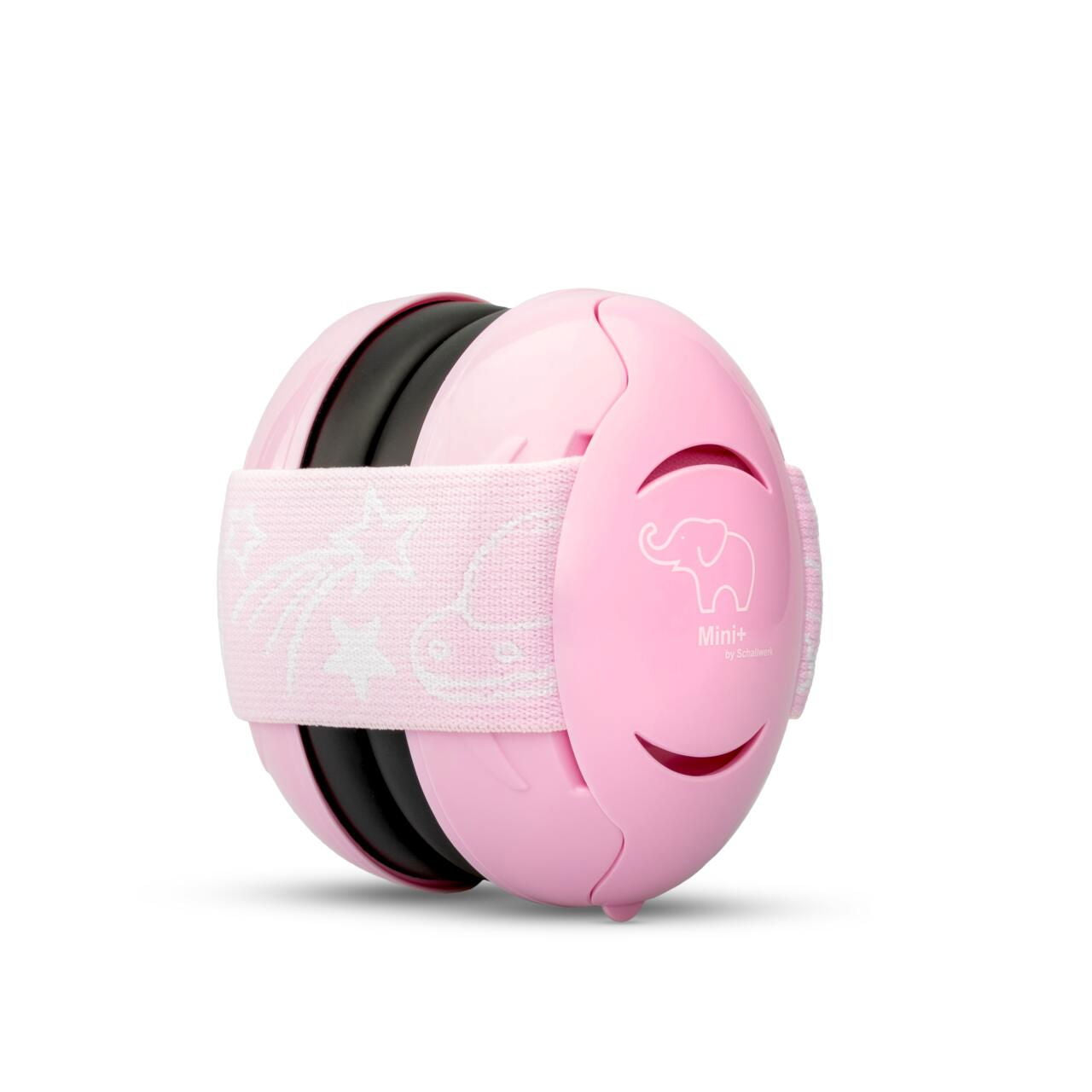 Casti antifonice pentru bebelusi, ofera protectie auditiva de la 0+ luni, 2 bentite reglabile, SNR 25, roz, SCHALLWERK MINI - Default Title