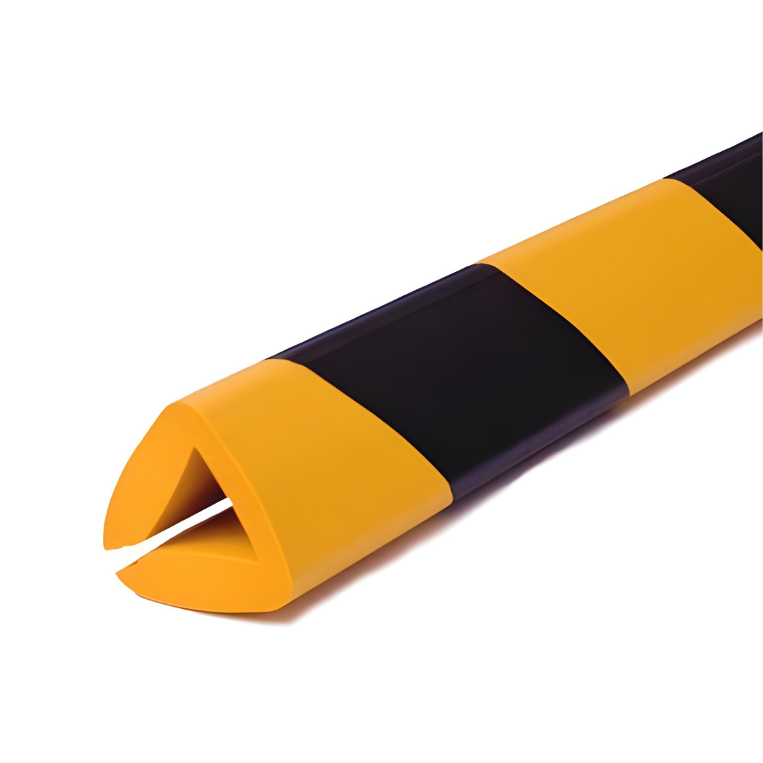 Cheder cauciuc, uz universal, negru-galben, 90cm - 15mm(l)x90cm(L)x20mm(h)x deschizatura interioara 5mm