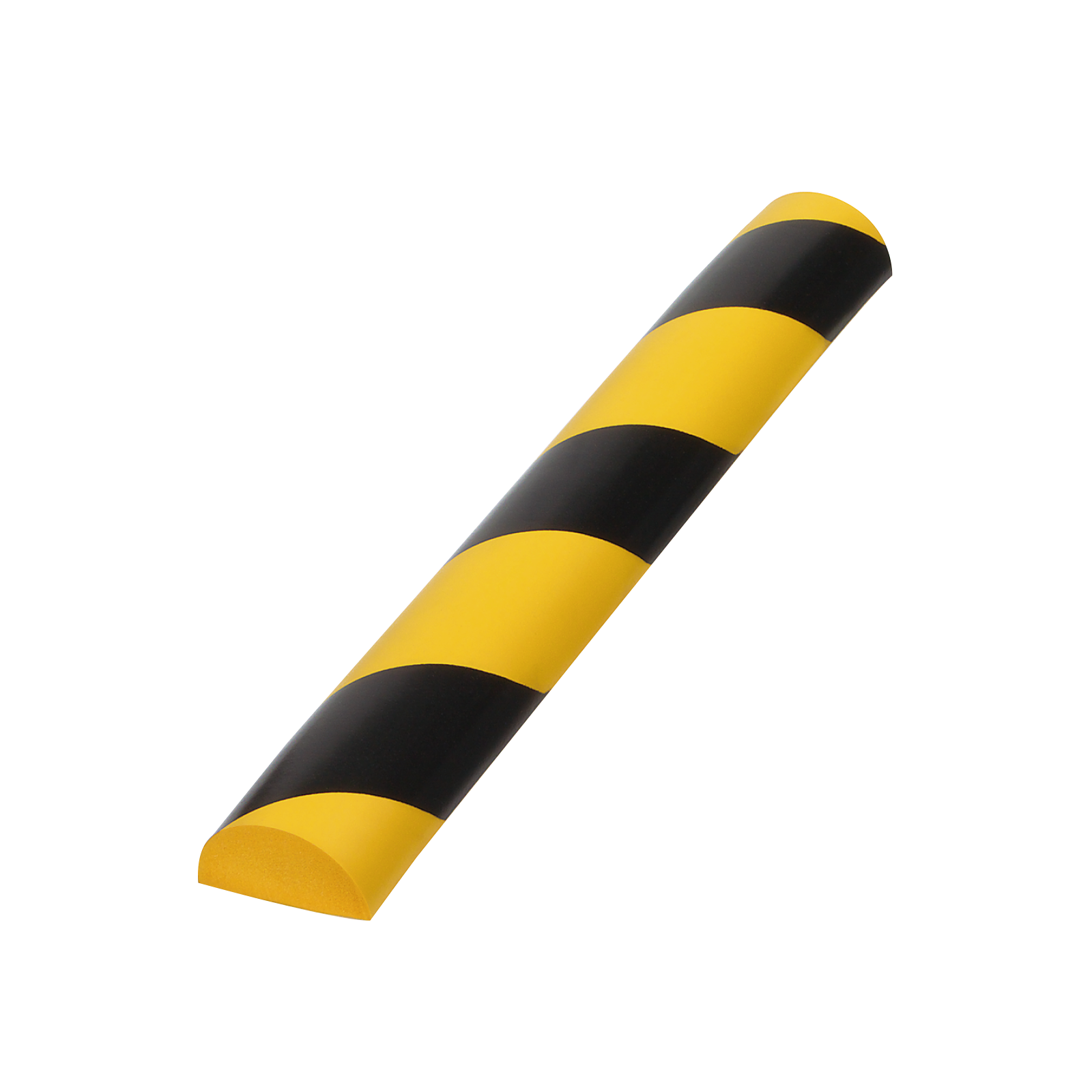 Coltar protectie perete, semicilindric, din spuma, negru/galben, 50x400x26mm - Default Title