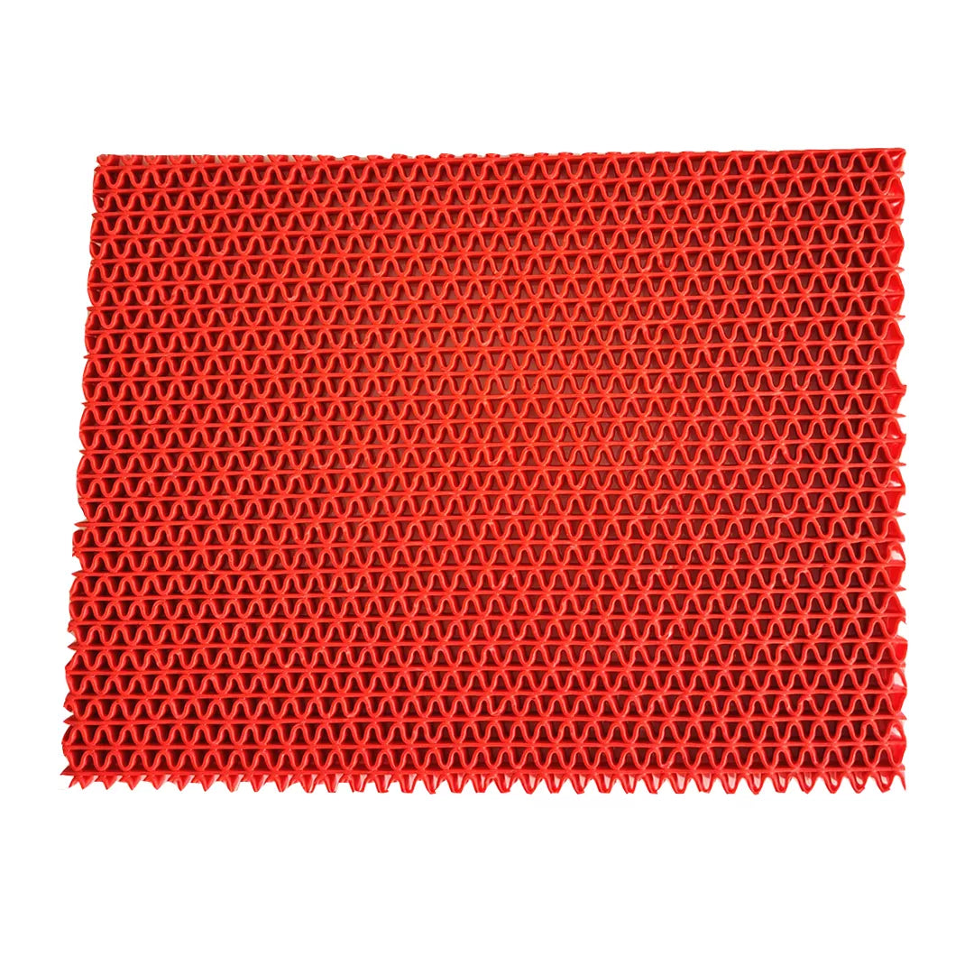 Covoras antialunecare, din cauciuc, uz universal, 1buc, 20x15cm - Rosu