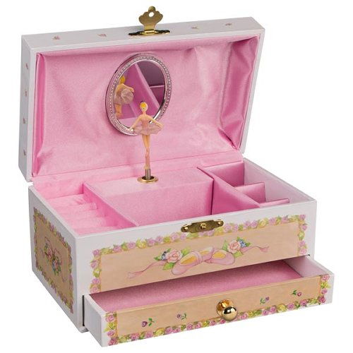 Cutie muzicala, cu balerina, 19x11 cm, de lemn, Goki - Default Title