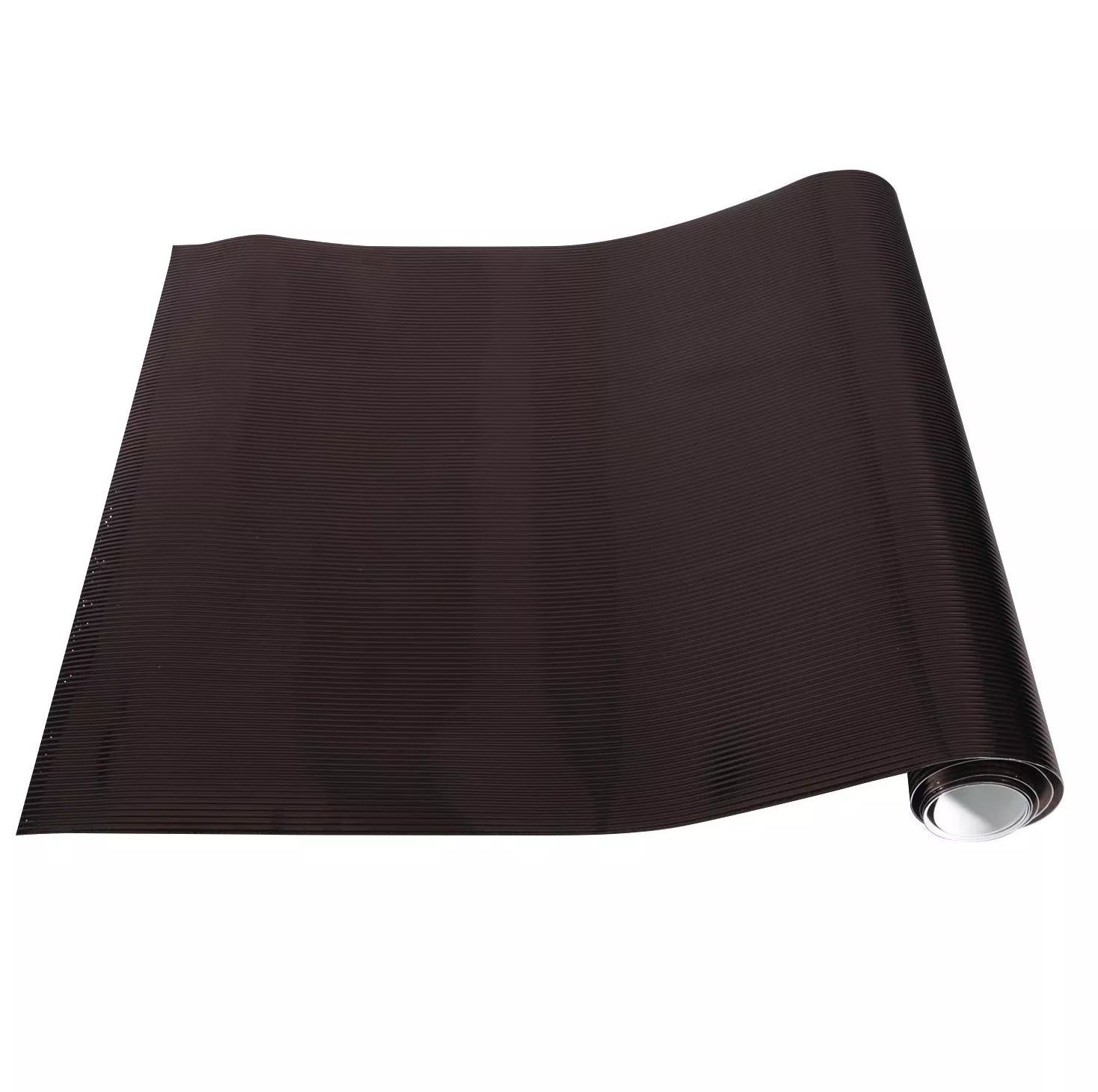 Folie antialunecare pentru sertare si etajere, din EVA, 1.5m, maro