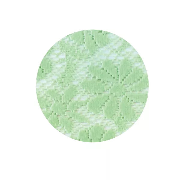 Folie antiderapanta, din PVC, uz universal, cu model floral, 1.25m, verde