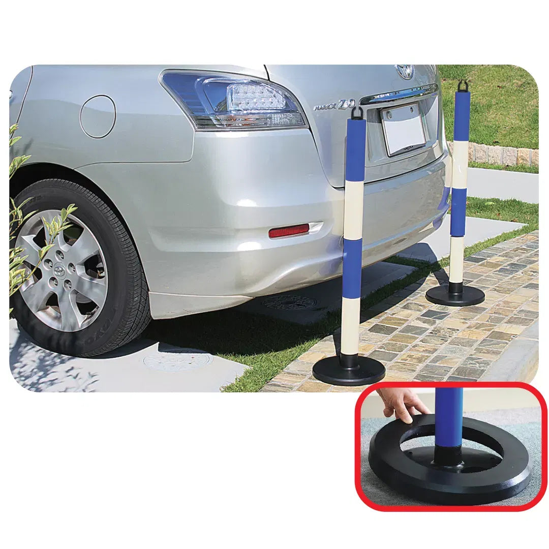 Greutate pentru baza stalpilor de delimitare, de cauciuc, 360x39mm