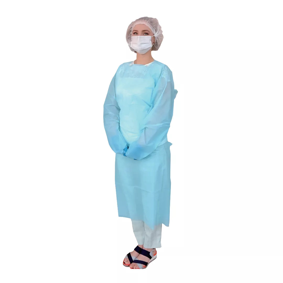 Halat de unica folosinta, impermeabil, 1 buc, albastru, FM-18 - Default Title