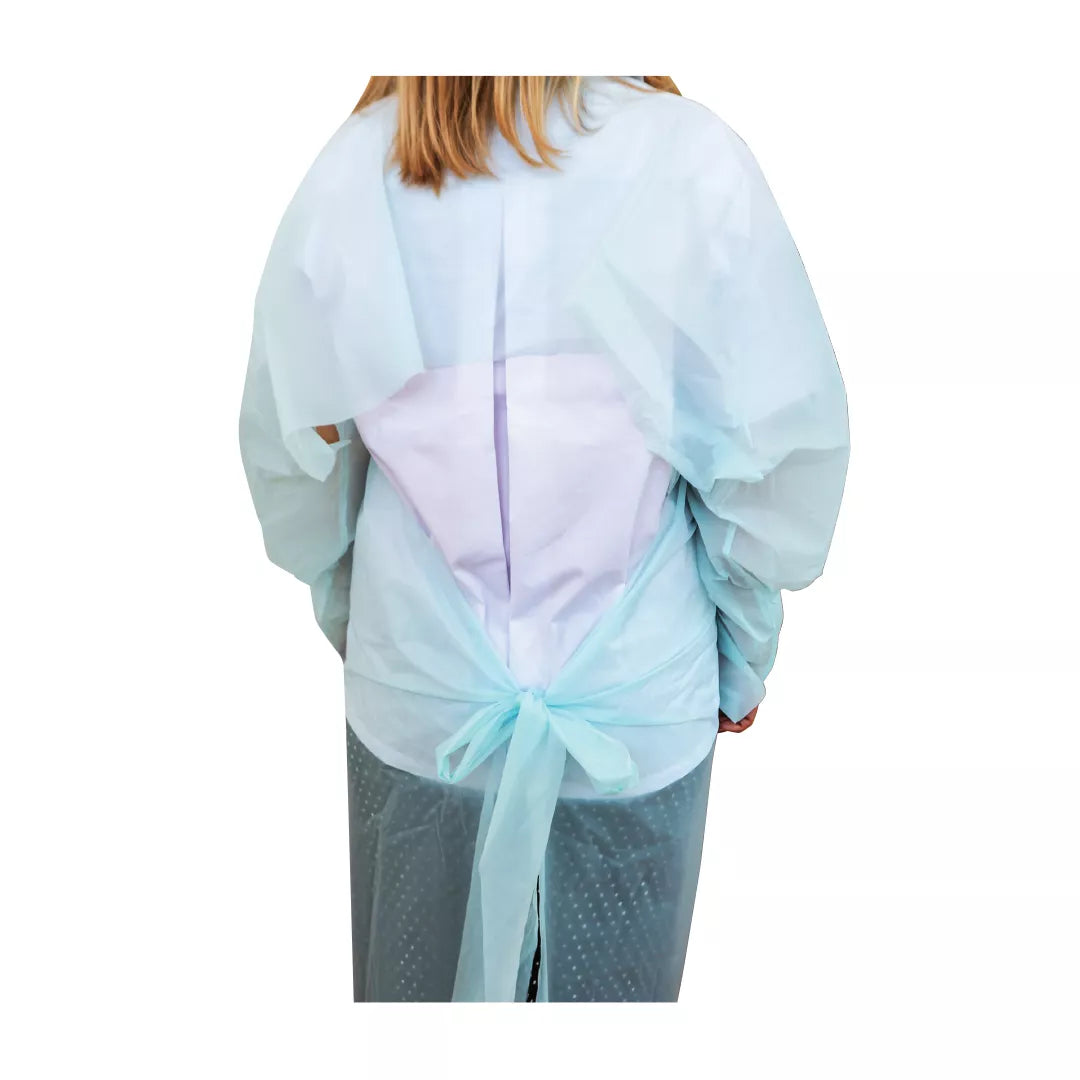 Halat de unica folosinta, impermeabil, 1 buc, albastru, FM-18