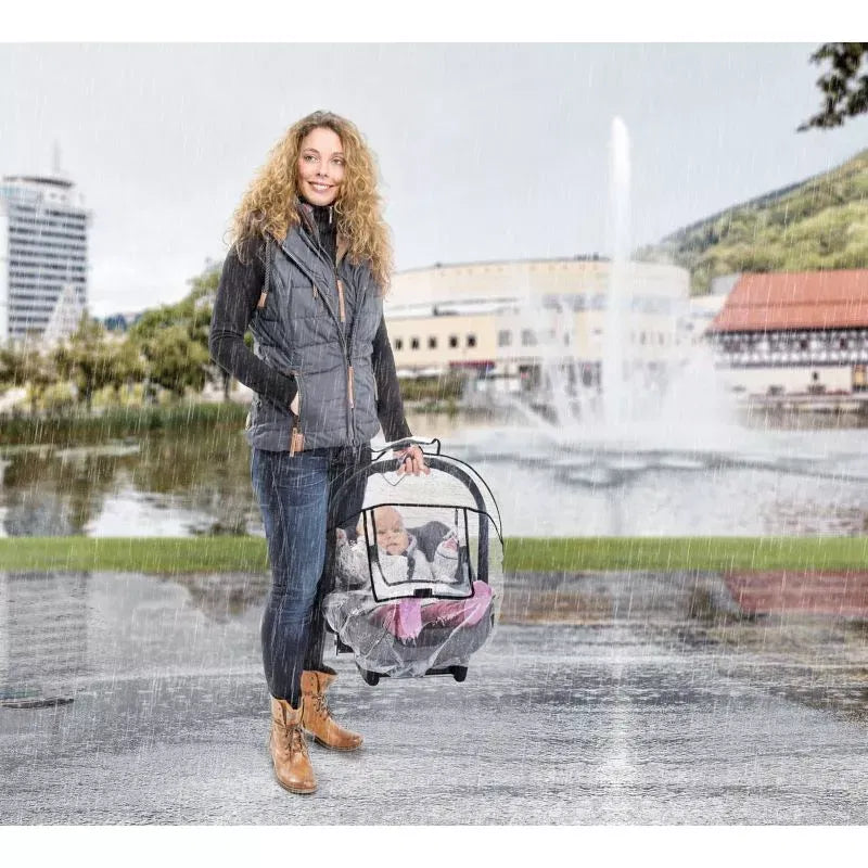 Husa de ploaie scoica bebelusi, transparenta, Reer