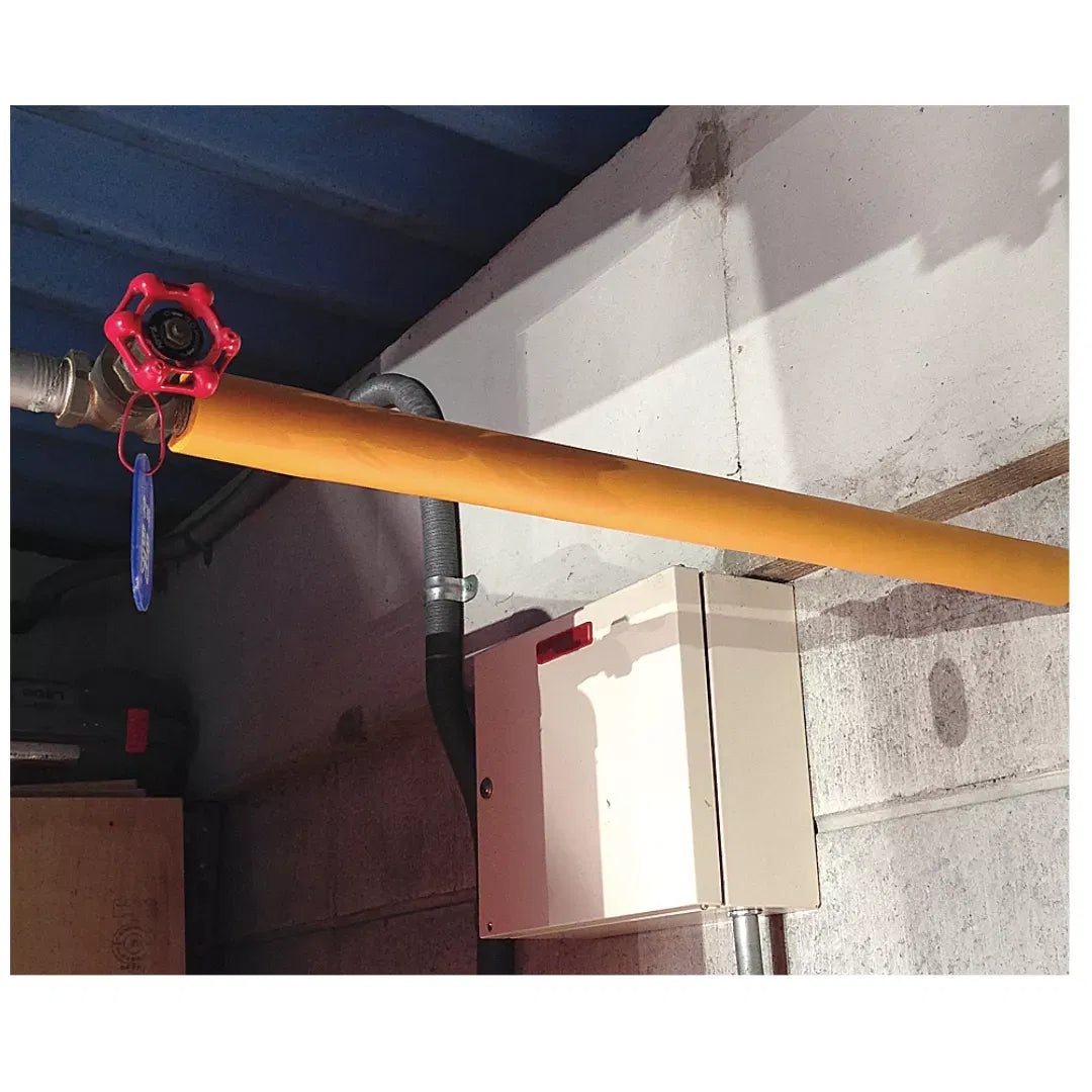 Izolare termica tevi, din spuma de cauciuc, galbena