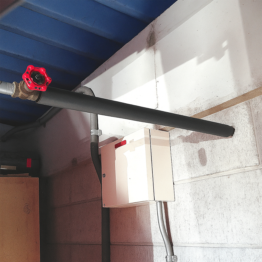 Izolare termica tevi, din spuma, negru, 37x900x5mm