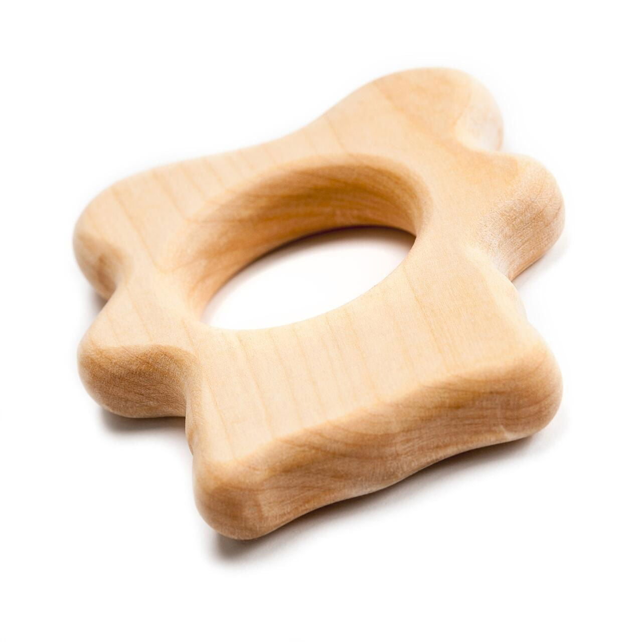 Jucarie de apucare din lemn de artar, forma urs, Gruenspecht 570-V4 - Default Title