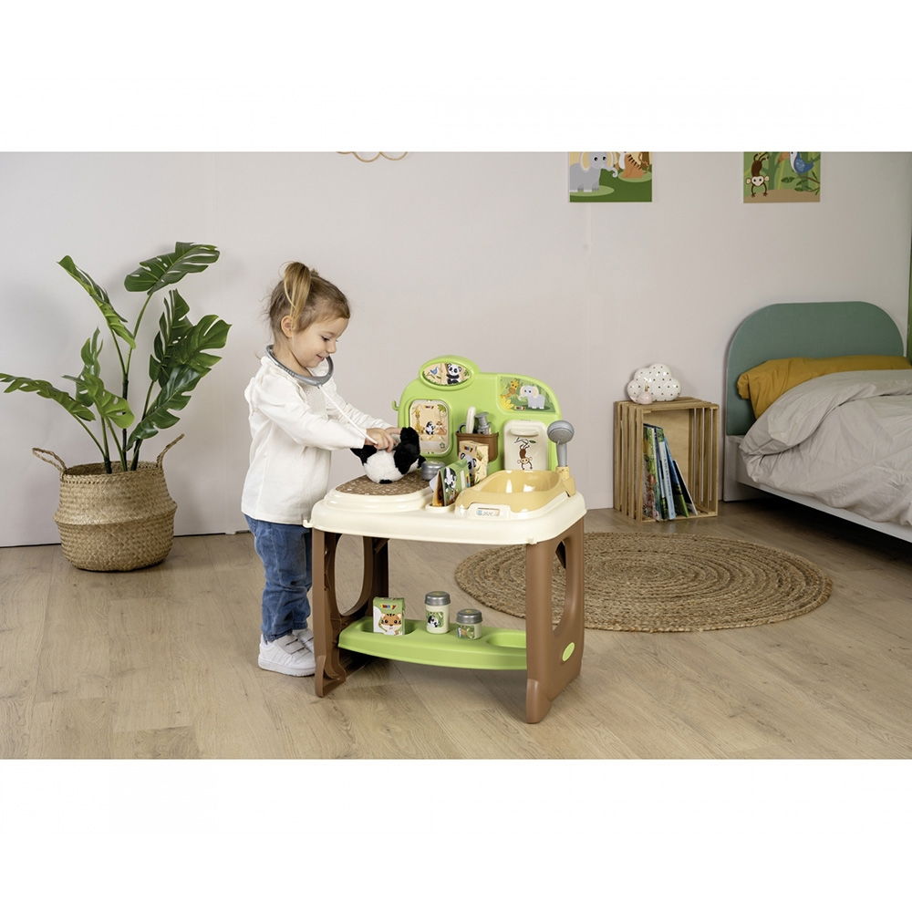 Jucarie Smoby Animal Care Center cu 19 accesorii