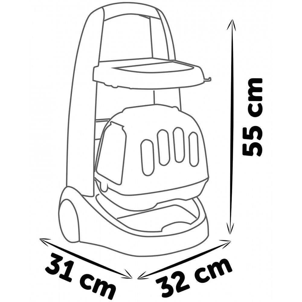 Jucarie Smoby Animal Care Trolley cu 10 accesorii
