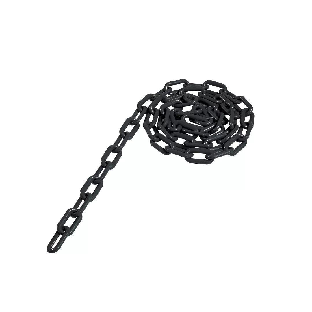 Lant plastic, pentru delimitare, 2m - Negru