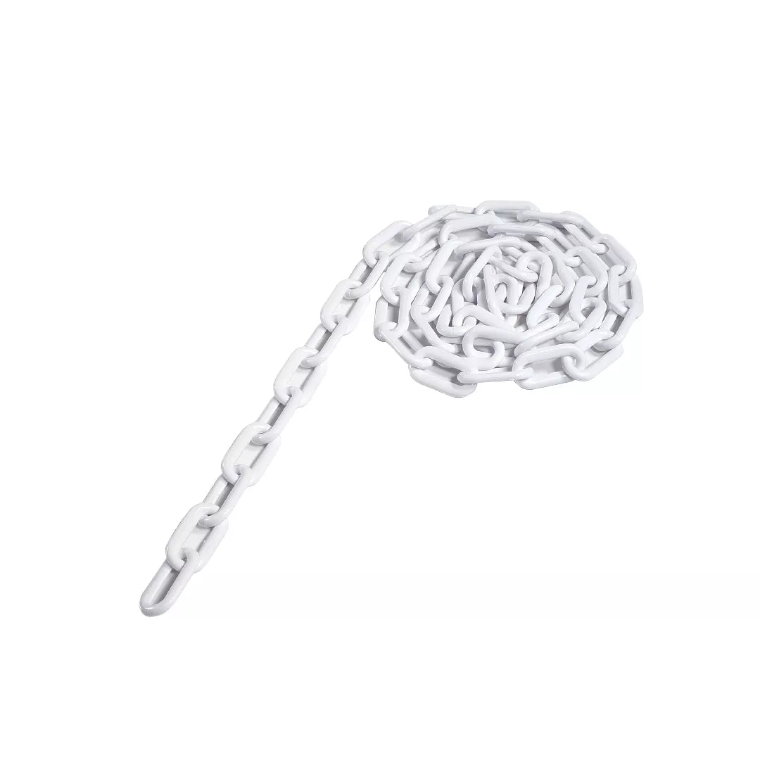 Lant plastic, pentru delimitare, 2m - Alb