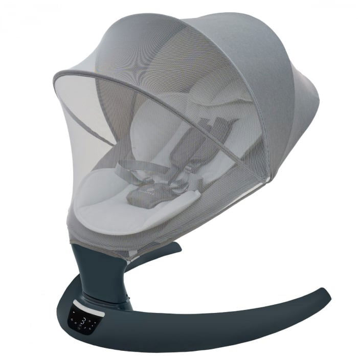 Leagan electric multifunctional pentru bebelusi AppeKids - I-Size - Gri