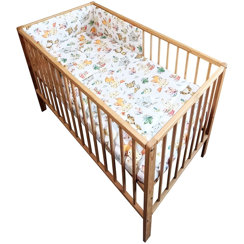 Lenjerie patut Hubners Vulpita 4 piese alb - Default Title