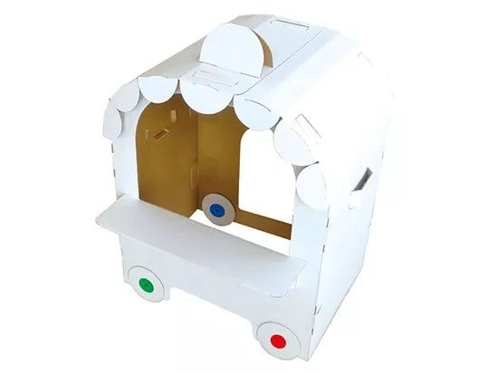 Magazin din carton, pentru colorat, cu autocolante - Default Title