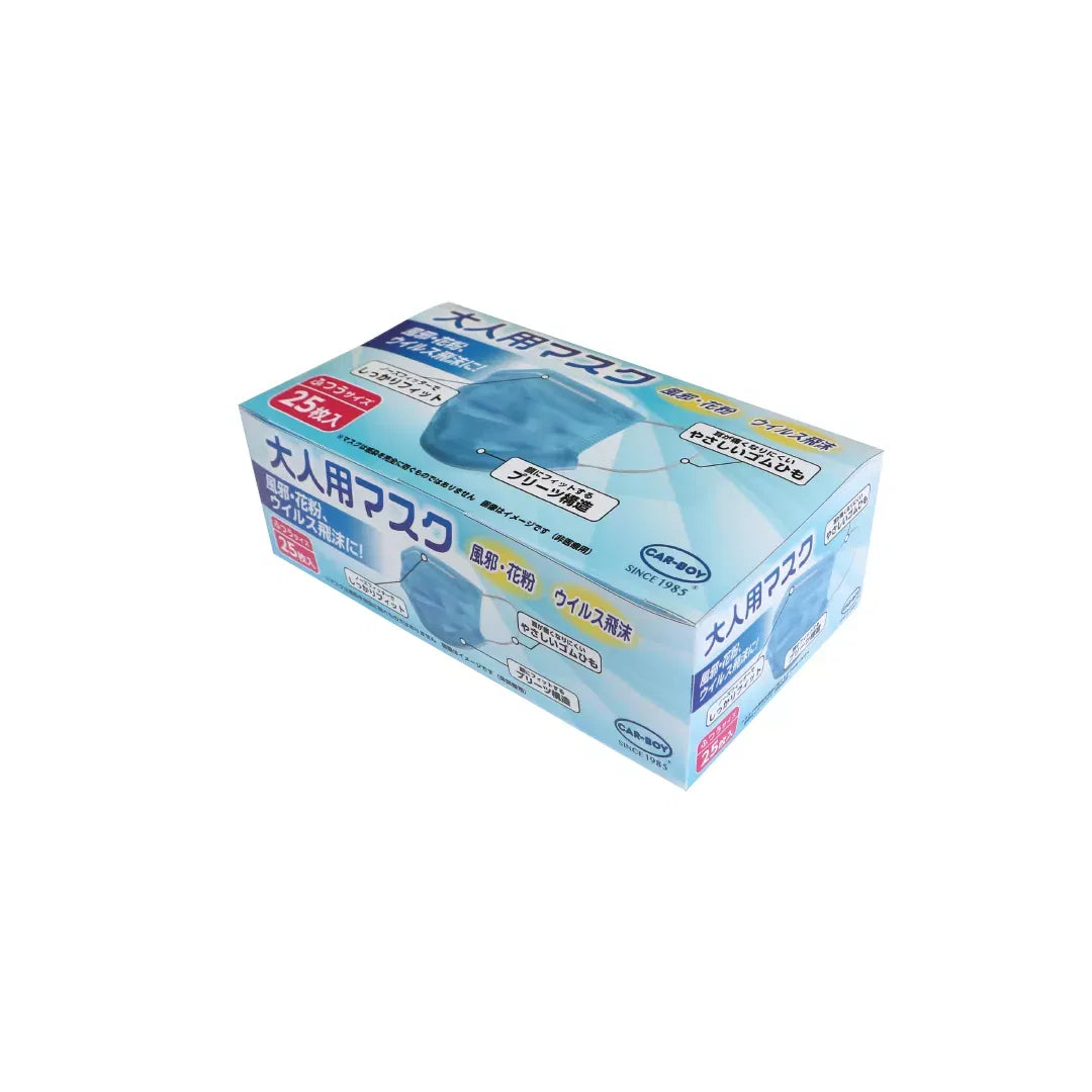 Masca de protectie, set 25 buc, Albastru, Car-Boy