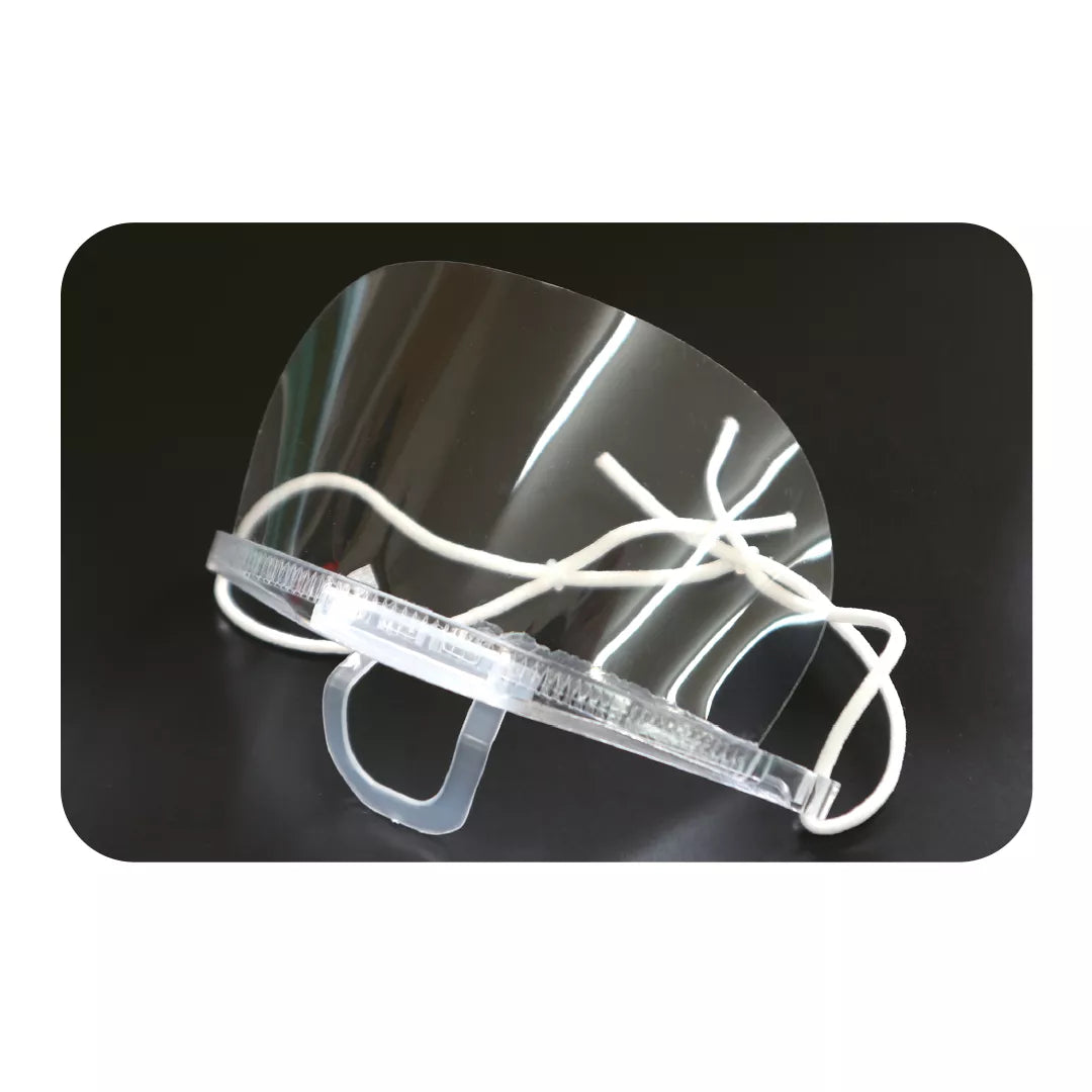 Masca de protectie transparenta din plastic, reutilizabila, set 3 buc, FM-07