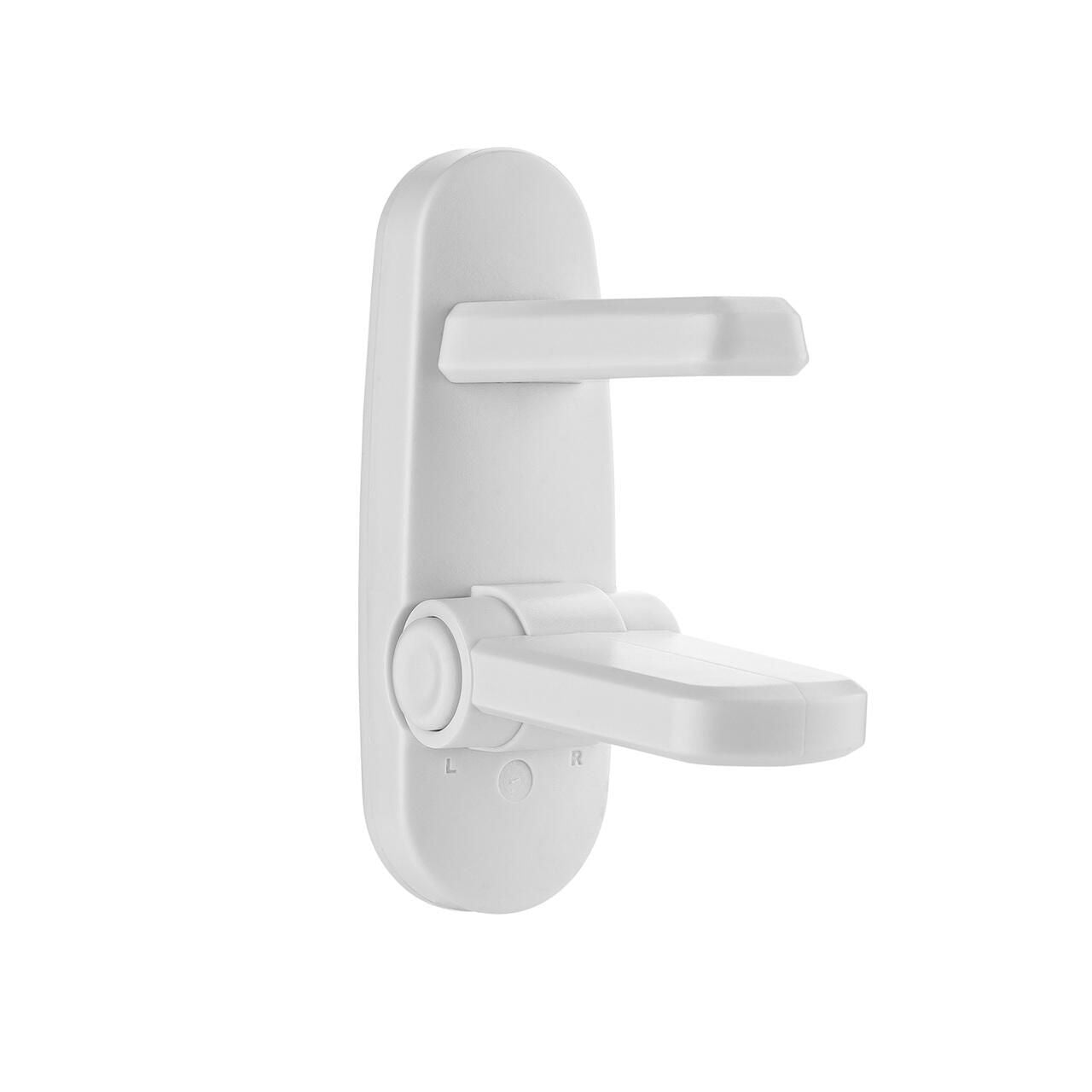 Opritor pentru clanta usii, fara gaurire, alb, REER 70110 - Default Title