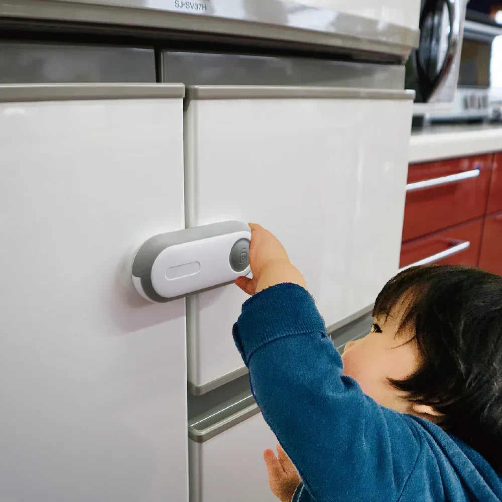 Opritor usi dulap, cu buton invizibil, 1 buc