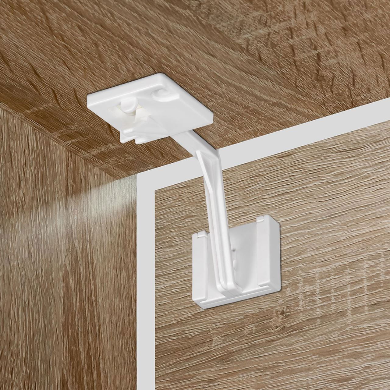 Pachet economic sigurante pentru sertare si usi de dulapuri, 8 bucati, albe, Reer 71070 - Default Title